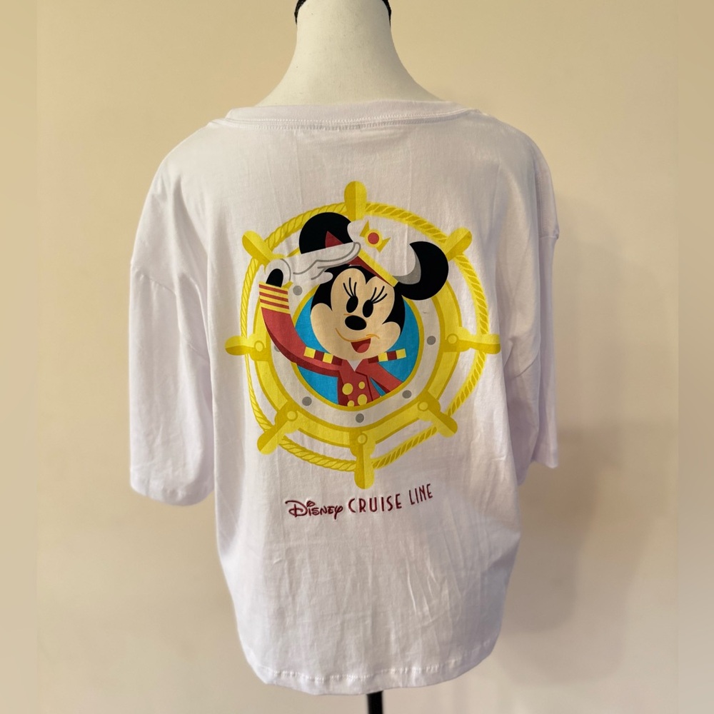 Disney Cruise Line Captain Minnie T-Shirt for Women - Picture 8 of 8